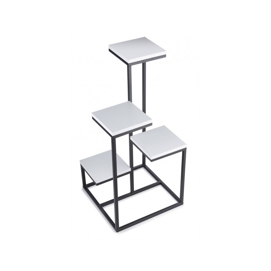 Flower stand KASKADA 79x40 black/white