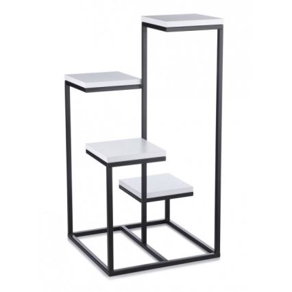Flower stand KASKADA 79x40 black/white