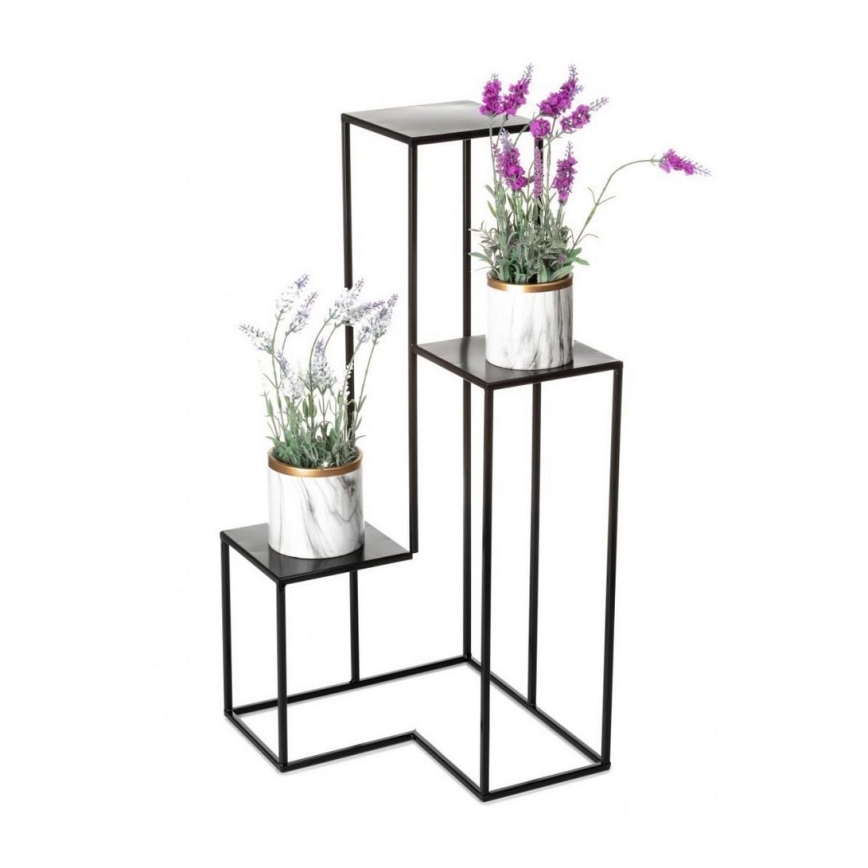 Flower stand KASKADA 85x40 cm black