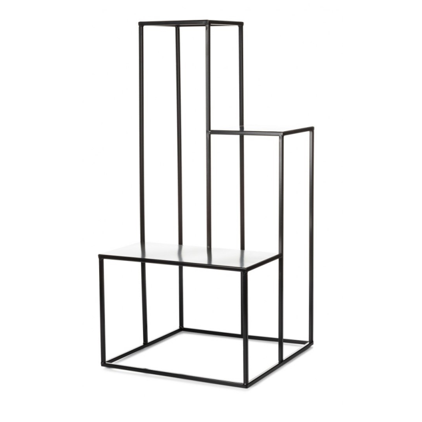 Flower stand KASKADA 85x40 cm black