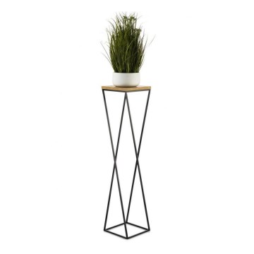 Flower stand LOFT 100x24 cm black/brown