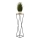 Flower stand LOFT 100x24 cm black/brown