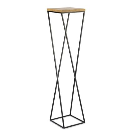Flower stand LOFT 100x24 cm black/brown
