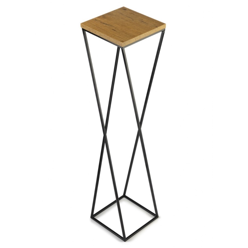 Flower stand LOFT 100x24 cm black/brown