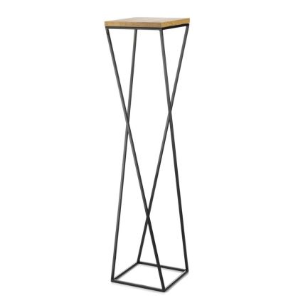 Flower stand LOFT 100x24 cm black/brown
