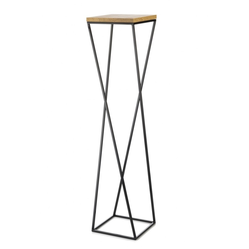 Flower stand LOFT 100x24 cm black/brown