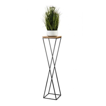 Flower stand LOFT 100x24 cm black/brown