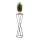 Flower stand LOFT 100x24 cm black/brown