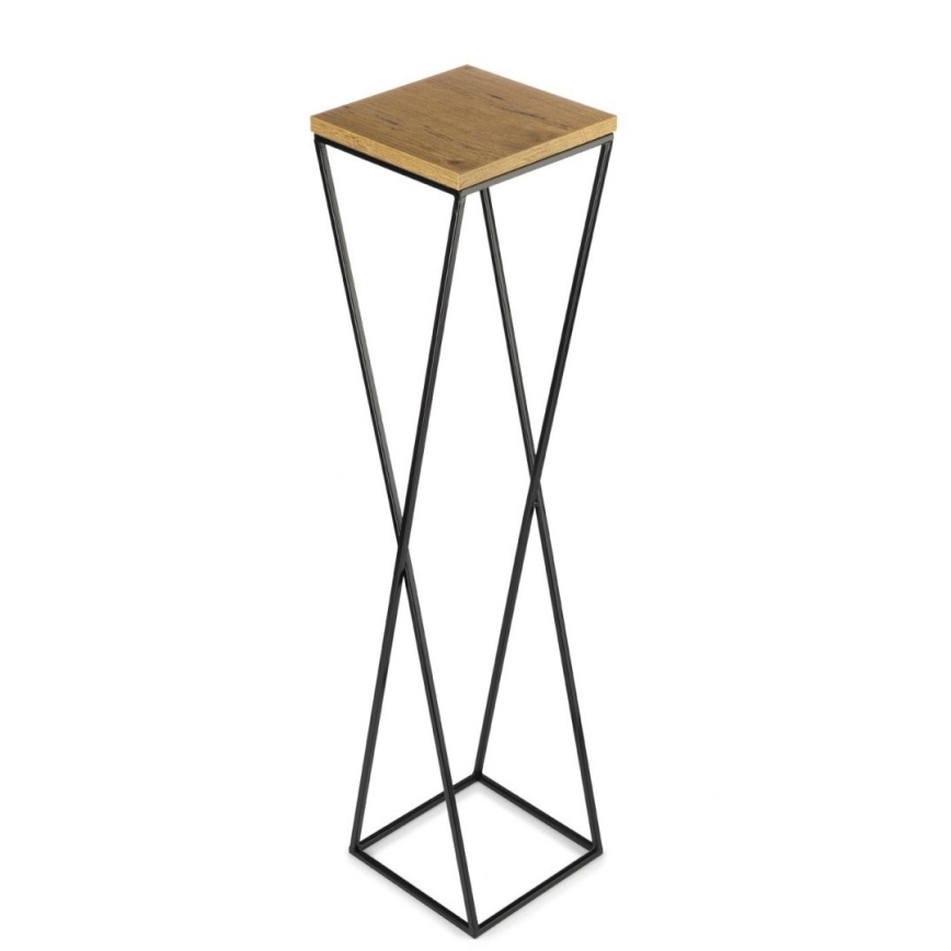 Flower stand LOFT 100x24 cm black/brown
