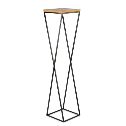 Flower stand LOFT 100x24 cm black/brown