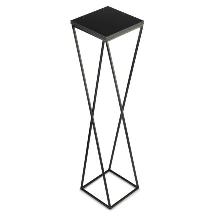 Flower stand LOFT 100x24 cm black