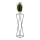 Flower stand LOFT 100x24 cm black/white