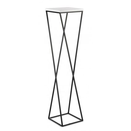 Flower stand LOFT 100x24 cm black/white