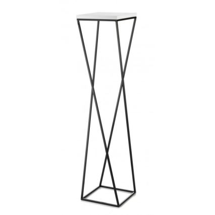 Flower stand LOFT 100x24 cm black/white