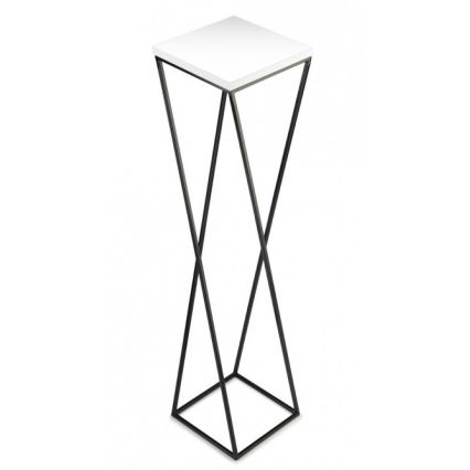 Flower stand LOFT 100x24 cm black/white