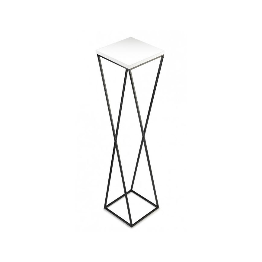 Flower stand LOFT 100x24 cm black/white