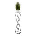 Flower stand LOFT 100x24 cm black/white