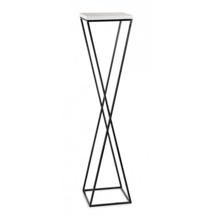 Flower stand LOFT 100x24 cm black/white