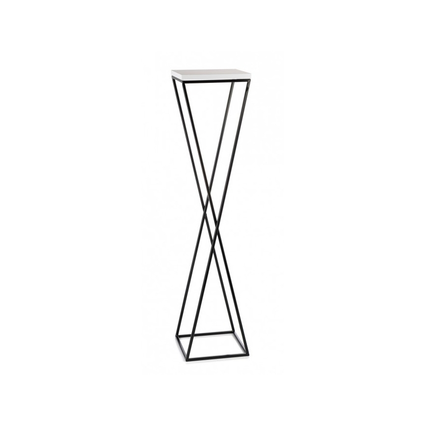 Flower stand LOFT 100x24 cm black/white