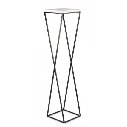 Flower stand LOFT 100x24 cm black/white