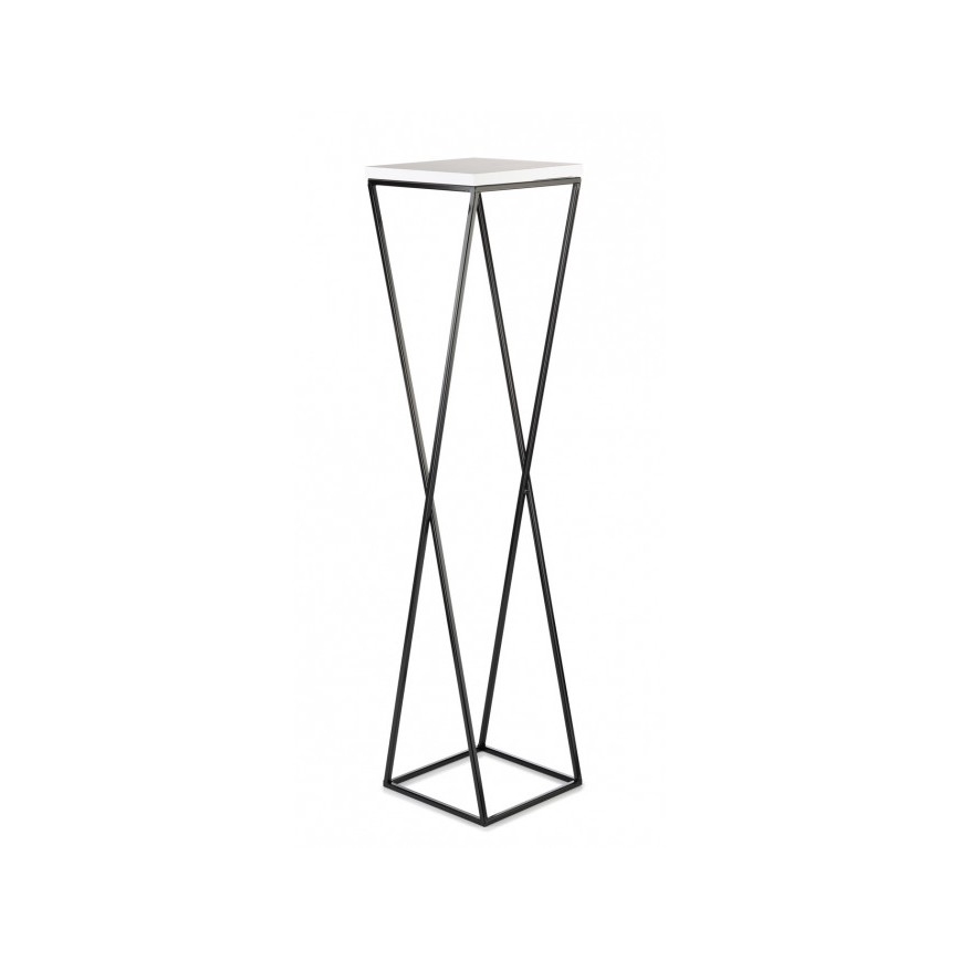 Flower stand LOFT 100x24 cm black/white