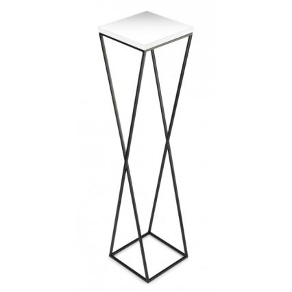 Flower stand LOFT 100x24 cm black/white