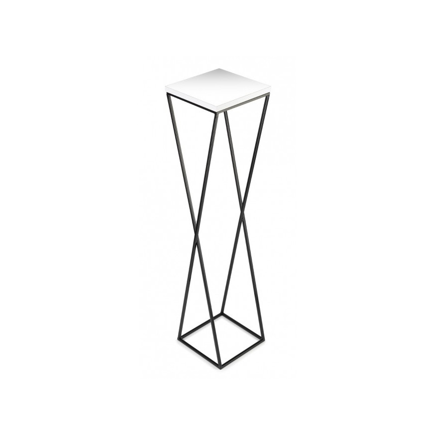 Flower stand LOFT 100x24 cm black/white