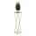 Flower stand LOFT 100x24 cm gold/black