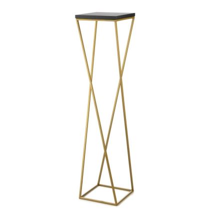 Flower stand LOFT 100x24 cm gold/black