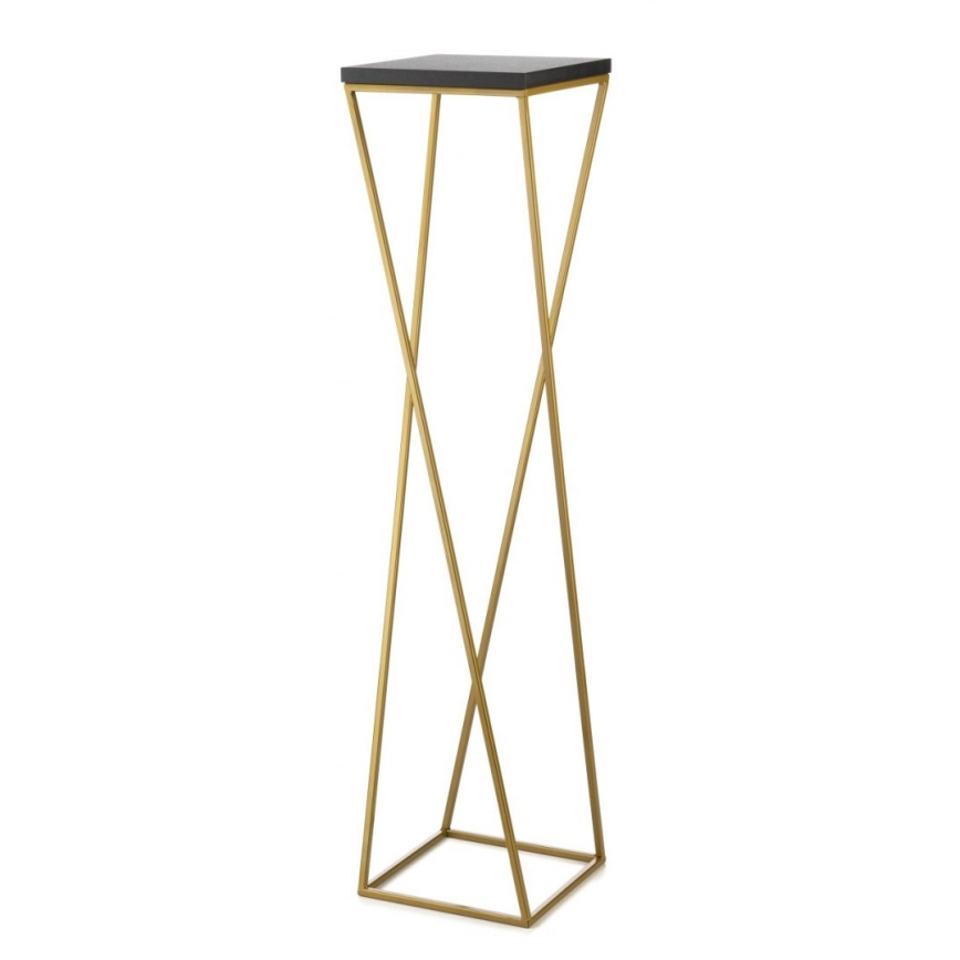 Flower stand LOFT 100x24 cm gold/black