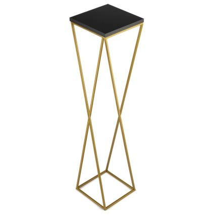 Flower stand LOFT 100x24 cm gold/black