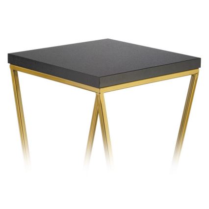 Flower stand LOFT 100x24 cm gold/black