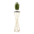 Flower stand LOFT 100x24 cm gold/black