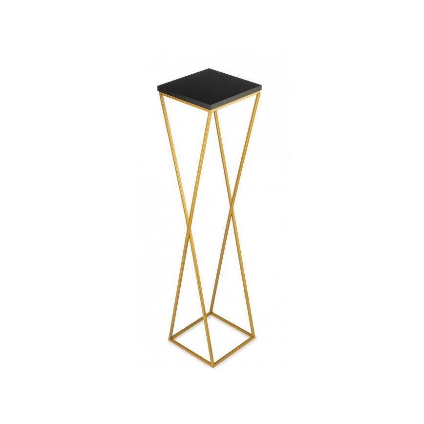 Flower stand LOFT 100x24 cm gold/black
