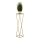 Flower stand LOFT 100x24 cm gold/brown