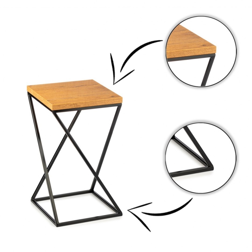 Flower stand LOFT 40x24 cm black/brown