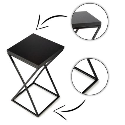 Flower stand LOFT 40x24 cm black
