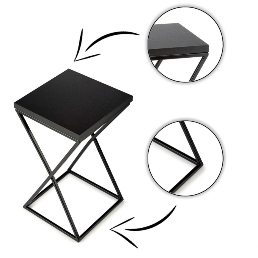 Flower stand LOFT 40x24 cm black