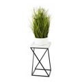 Flower stand LOFT 40x24 cm black/white