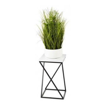 Flower stand LOFT 40x24 cm black/white