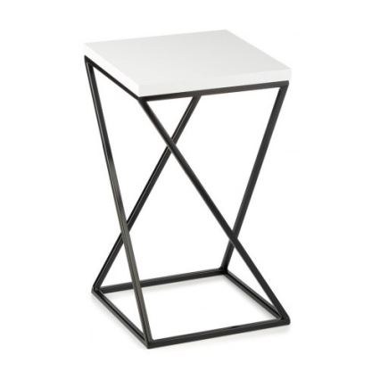Flower stand LOFT 40x24 cm black/white