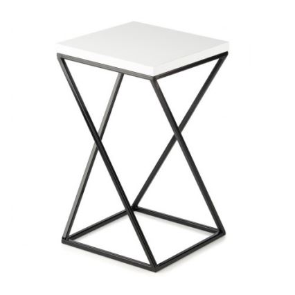 Flower stand LOFT 40x24 cm black/white