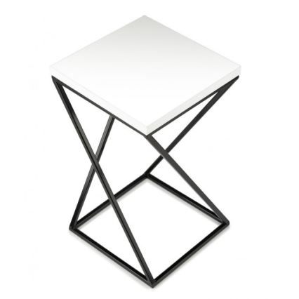 Flower stand LOFT 40x24 cm black/white