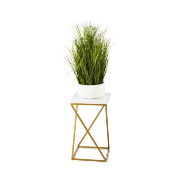 Flower stand LOFT 40x24 cm gold/white