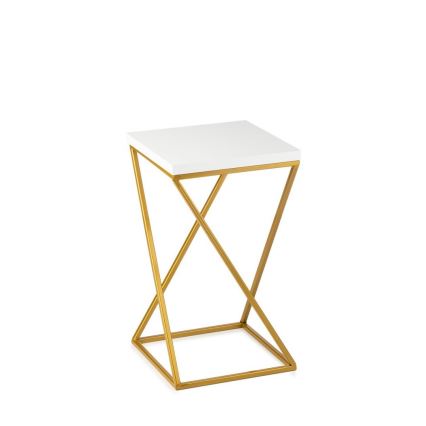 Flower stand LOFT 40x24 cm gold/white