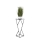 Flower stand LOFT 70x23,5 cm black