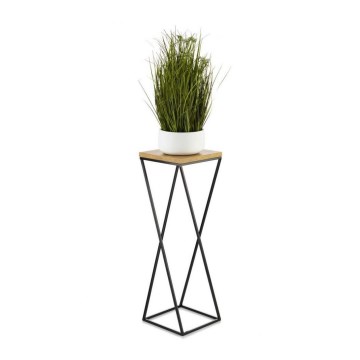 Flower stand LOFT 70x24 cm black/brown