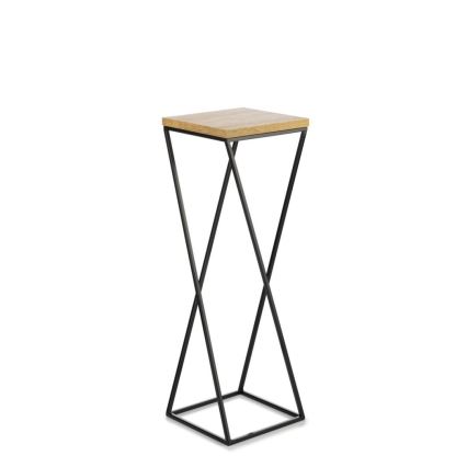 Flower stand LOFT 70x24 cm black/brown