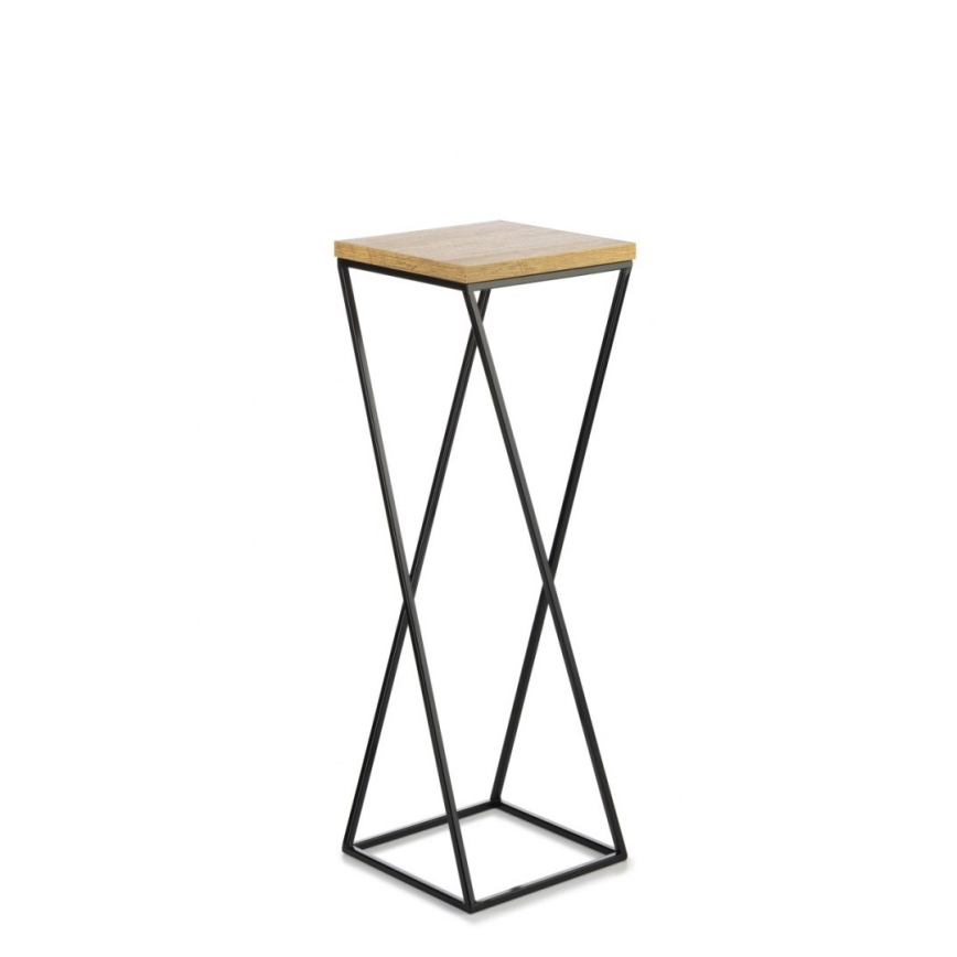 Flower stand LOFT 70x24 cm black/brown