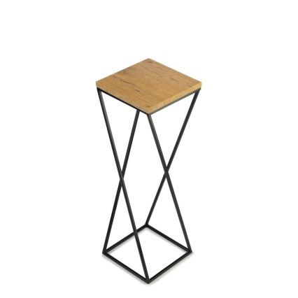 Flower stand LOFT 70x24 cm black/brown